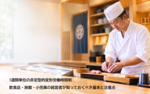 「1週間単位の非定型的変形労働時間制」とは？