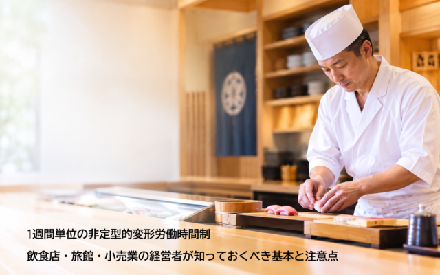 「1週間単位の非定型的変形労働時間制」とは？