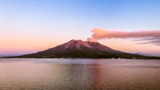 桜島 夕焼け